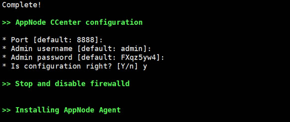 APPNODE面板安装过程
