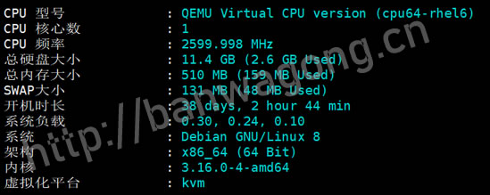 搬瓦工CN2 DC8机房配置信息